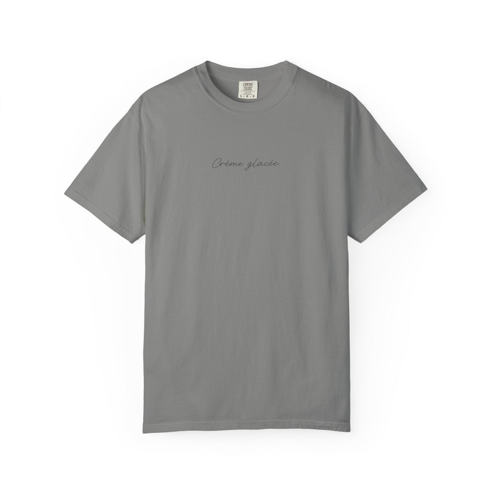 Rebel Life Tee — Minimal Script Front, Circular 'REBEL' Back Graphic
