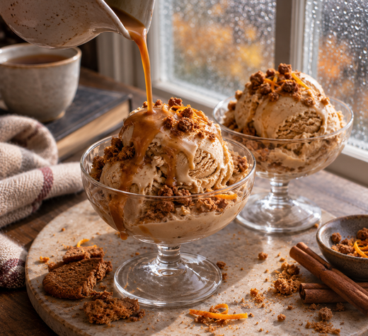 Affogato d'automne cappuccino, chai & érable