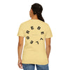 Rebel Life Tee — Minimal Script Front, Circular 'REBEL' Back Graphic