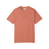 Rebel Life Tee — Minimal Script Front, Circular 'REBEL' Back Graphic