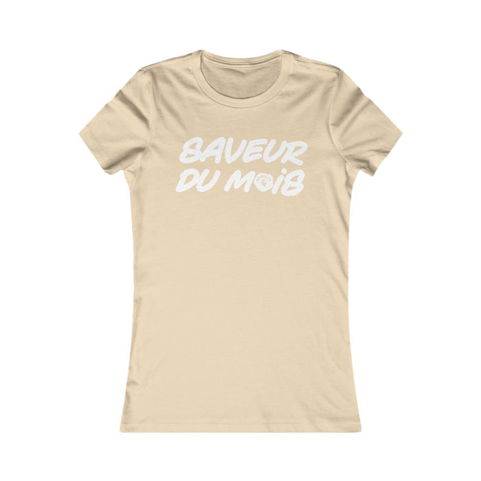 Women's Favorite Tee — 'Saveur du Mois' French Script T-Shirt