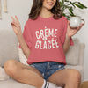 Crème Glacée Graphic T-Shirt — Vintage French Ice Cream Tee