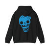 Skull Ice Cream Hoodie — Blue Skull Cone Graphic Sweatshirt