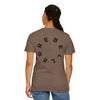 Rebel Life Tee — Minimal Script Front, Circular 'REBEL' Back Graphic