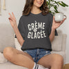 Crème Glacée Graphic T-Shirt — Vintage French Ice Cream Tee