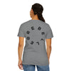 Rebel Life Tee — Minimal Script Front, Circular 'REBEL' Back Graphic