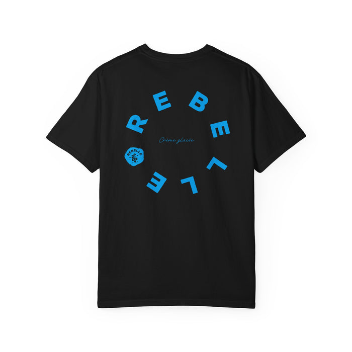 Rebel Life T-Shirt — Minimal Circle Logo Garment-Dyed Tee