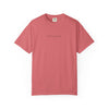 Rebel Life Tee — Minimal Script Front, Circular 'REBEL' Back Graphic