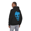 Skull Ice Cream Hoodie — Blue Skull Cone Graphic Sweatshirt