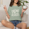 Crème Glacée Graphic T-Shirt — Vintage French Ice Cream Tee