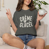Crème Glacée Graphic T-Shirt — Vintage French Ice Cream Tee