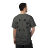 Rebel Life Tee — Minimal Script Front, Circular 'REBEL' Back Graphic