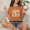 Crème Glacée Graphic T-Shirt — Vintage French Ice Cream Tee