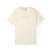 Rebel Life Tee — Minimal Script Front, Circular 'REBEL' Back Graphic