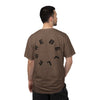 Rebel Life Tee — Minimal Script Front, Circular 'REBEL' Back Graphic