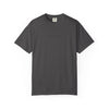 Rebel Life Tee — Minimal Script Front, Circular 'REBEL' Back Graphic