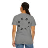 Rebel Life Tee — Minimal Script Front, Circular 'REBEL' Back Graphic
