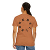 Rebel Life Tee — Minimal Script Front, Circular 'REBEL' Back Graphic