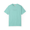 Rebel Life Tee — Minimal Script Front, Circular 'REBEL' Back Graphic