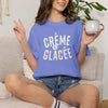 Crème Glacée Graphic T-Shirt — Vintage French Ice Cream Tee