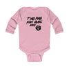 Infant Bodysuit "T'as pas fini avec moi" — French Baby Long Sleeve Onesie